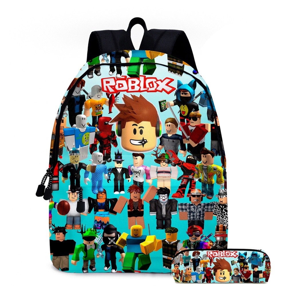 

Roblox 2 Buah Set Ransel Tas Pensil Tas Sekolah Hadiah Anak Laki-laki Perempuan Tas Sekolah Anak Tas Travel Remaja Mochilas |27B06FE0|