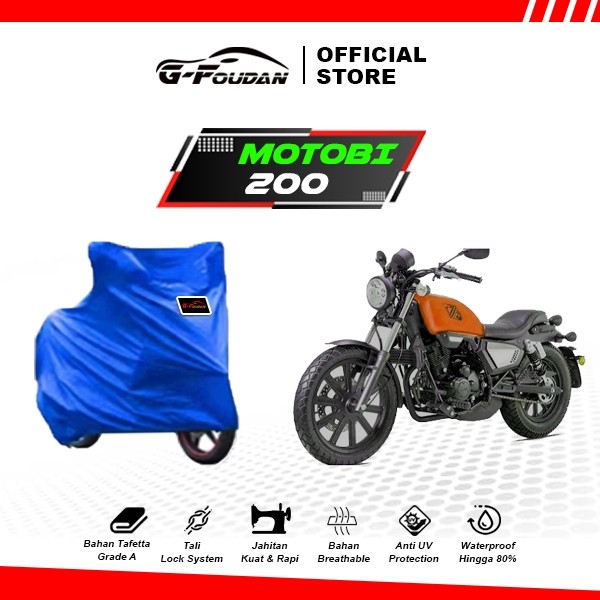 Body Cover Motor Motobi 200 / Sarung Motor Benelli Motobi 200 / Selimut Sepeda Motor Motobi 200