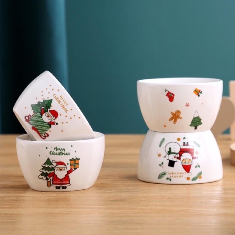 

BISA COD PetiteMaison Christmas Gift Bowl Plate set Paket Hadiah Natal 2 mangkok 2 piring keramik pakai tas hg-24