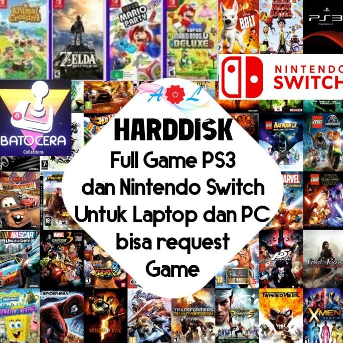 Harddisk External PS3 full game untuk Laptop/ PC Batocera