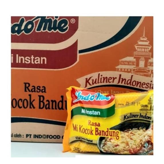 

Indomie Mie Kocok Bandung [ 75gr /40 pcs / 1 Karton ]