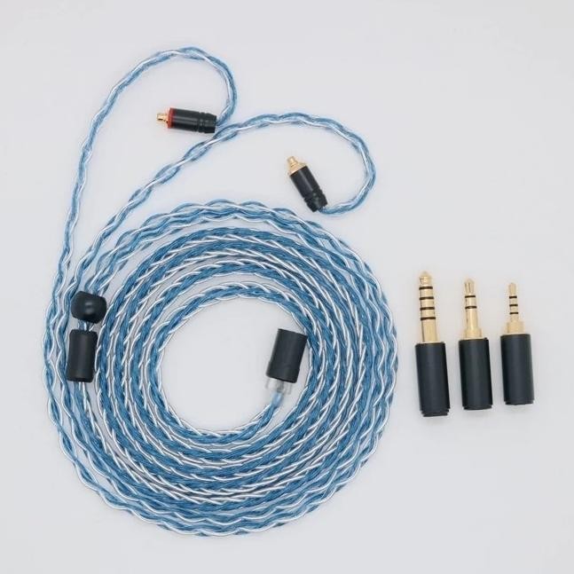 readyyy... xinhs 8 core silver plated 5n ofc 2pin/mmcx/qdc modular earphone cable