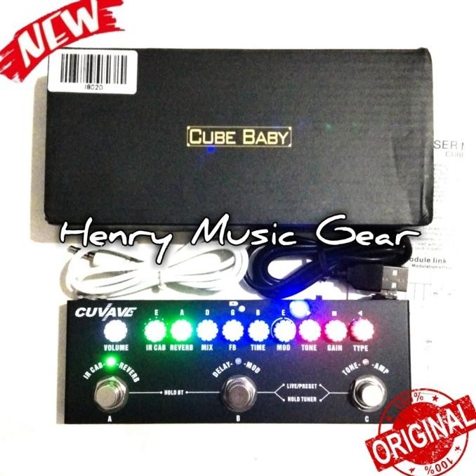 Cuvave Cube Baby Combined Effects Multi Effects Pedal BARU