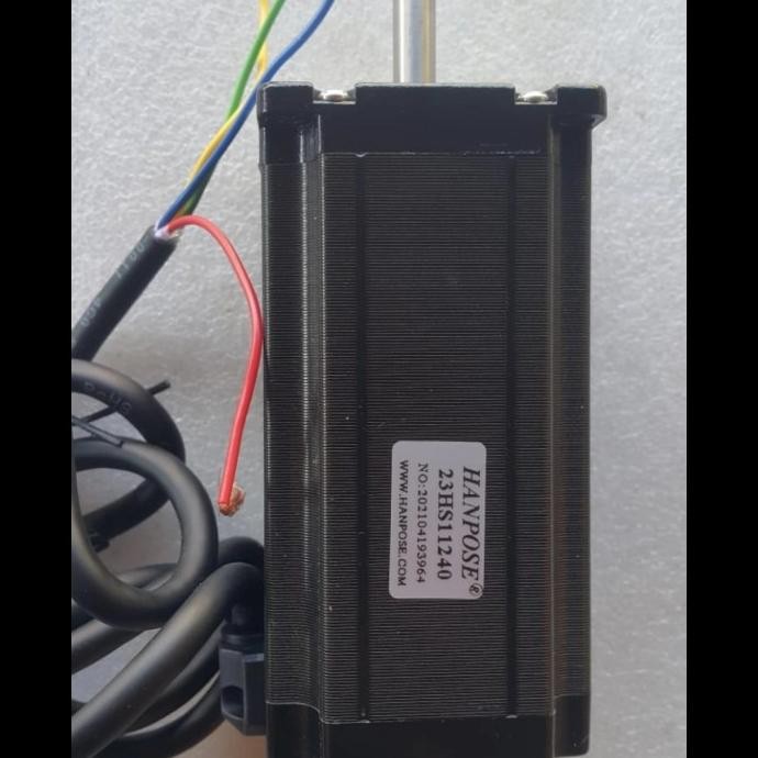 [ Ofe ] Motor Nema 23 As 8Mm Torsi 30Kg.Cm 23Hs112400 Nema 23 Hanpose Nema23  Ready