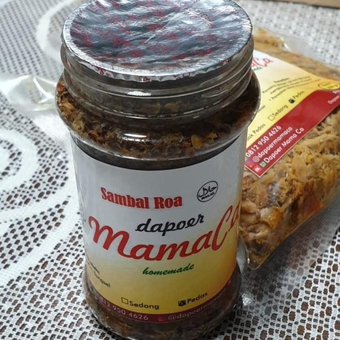 

Paket 4 botol Sambal Ikan Roa Premium Tidak Berminyak