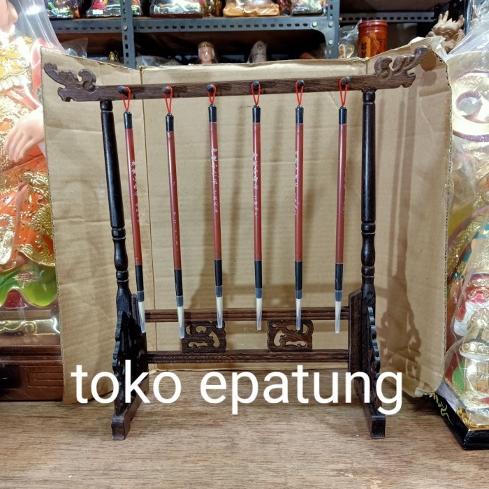 

promo! tempat mopit / kuas - kayu - 34 cm (t) Ready