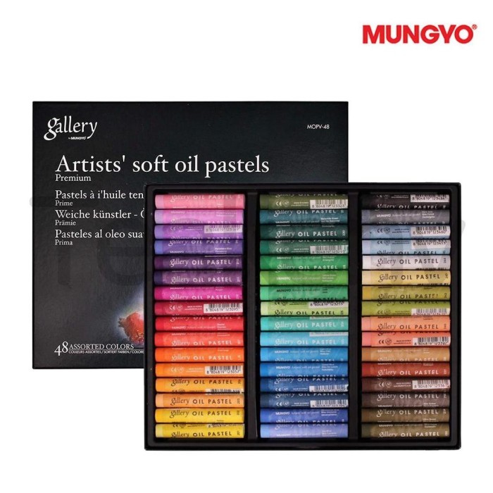

promo! mungyo soft oil pastel 48 colors