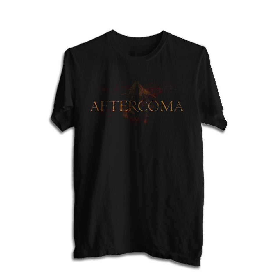 Promo Kaos Band Aftercoma T-Shirt Musik Rock Aftercoma