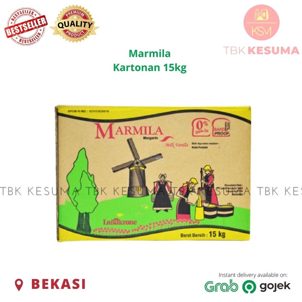 

KARTONAN! Marmila margarin mentega susu wangi 15kg