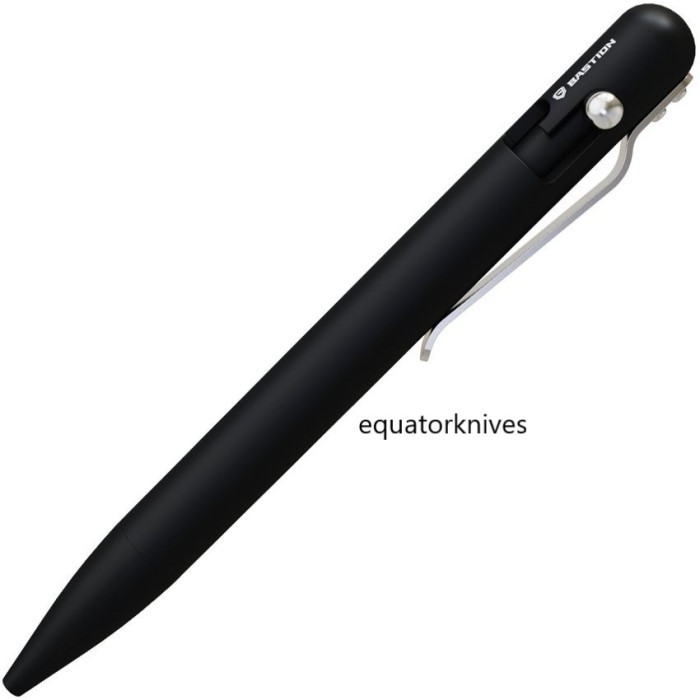 

BSTN249B Bastion Bolt Action Pen Aluminum Black Pulpen