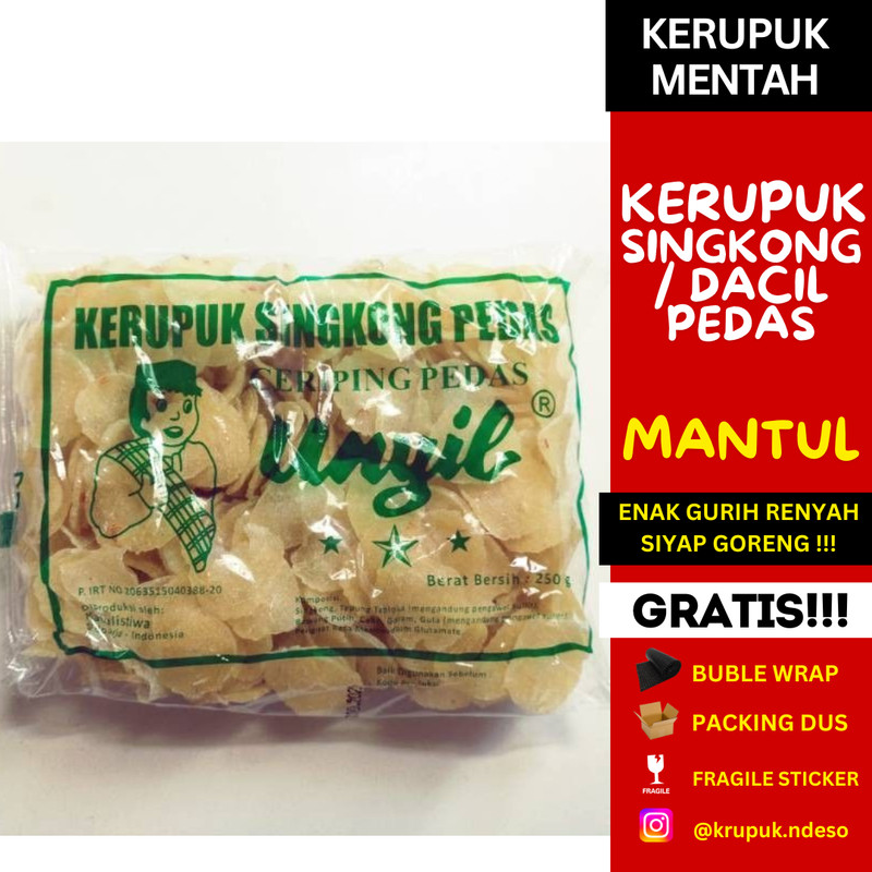 

ceriping pedas unyil 250gram kerupuk singkong