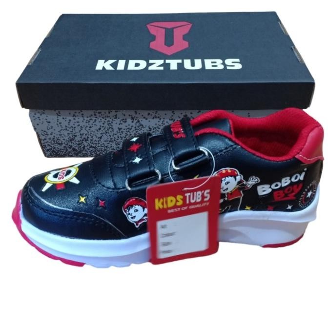 Sepatu Sekolah Anak Laki Karakter Boboiboy Usia PAUD TK SD-TUBS1423 H24M