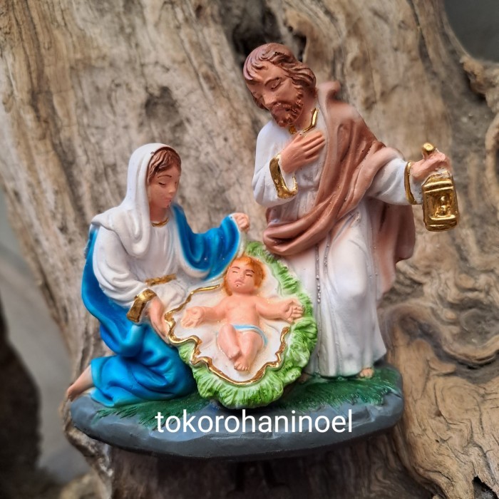 New - Patung Kelahiran Yesus Lentera Kecil / Patung Souvenir Natal Kecil