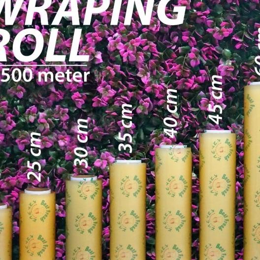 (Depok) Plastik Wrap - Wrap Roll 45 Cm X 500 M - Best Fresh