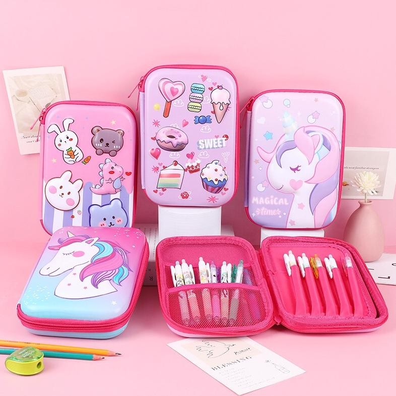 

fb-43 Kotak Pensil 3D Pencil Case MIRIP SMIGGLE Lookalike KB PG TK SD HardTop Organizer Lucu Tepak Alat Tulis Termurah