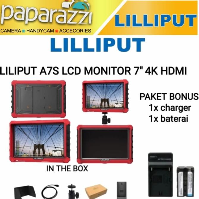Liliput A7S Lcd Monitor 7 Inch 4K Hdmi / Liliput A7S Diskon