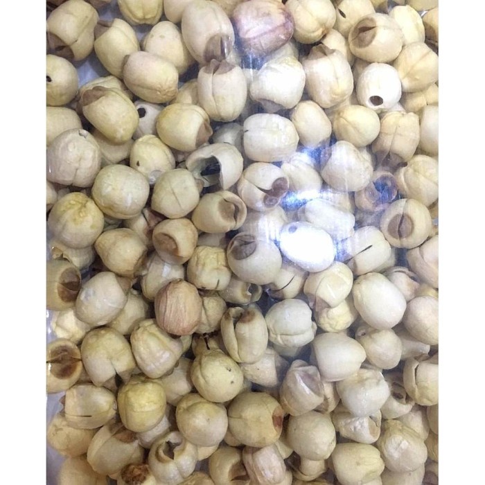 

White Lotus Seed Biji Teratai Lianzi Lianzhi 250gr Lotus Seeds Biji