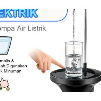 Mesin Pompa Keran Kran Air Galon Otomatis Elektrik Set Dudukan Gelas