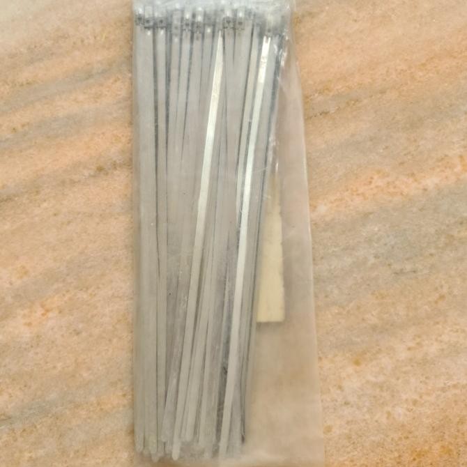 

[ R.A.B ] Stainless Steel 316 Cable Ties Band-It L: 254 Mm 25Cm 1 Pack As422
