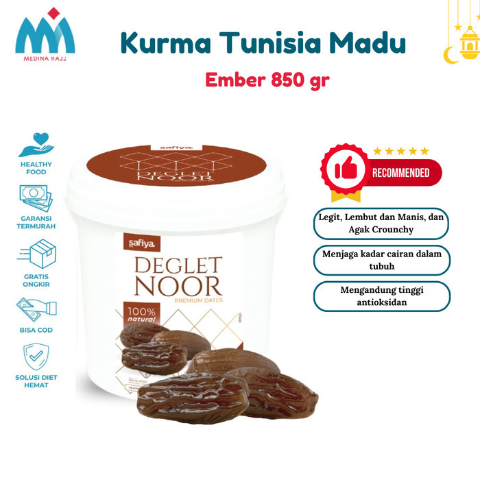 

Terlaris Kurma Tunisia Madu ember 850 gr SALE