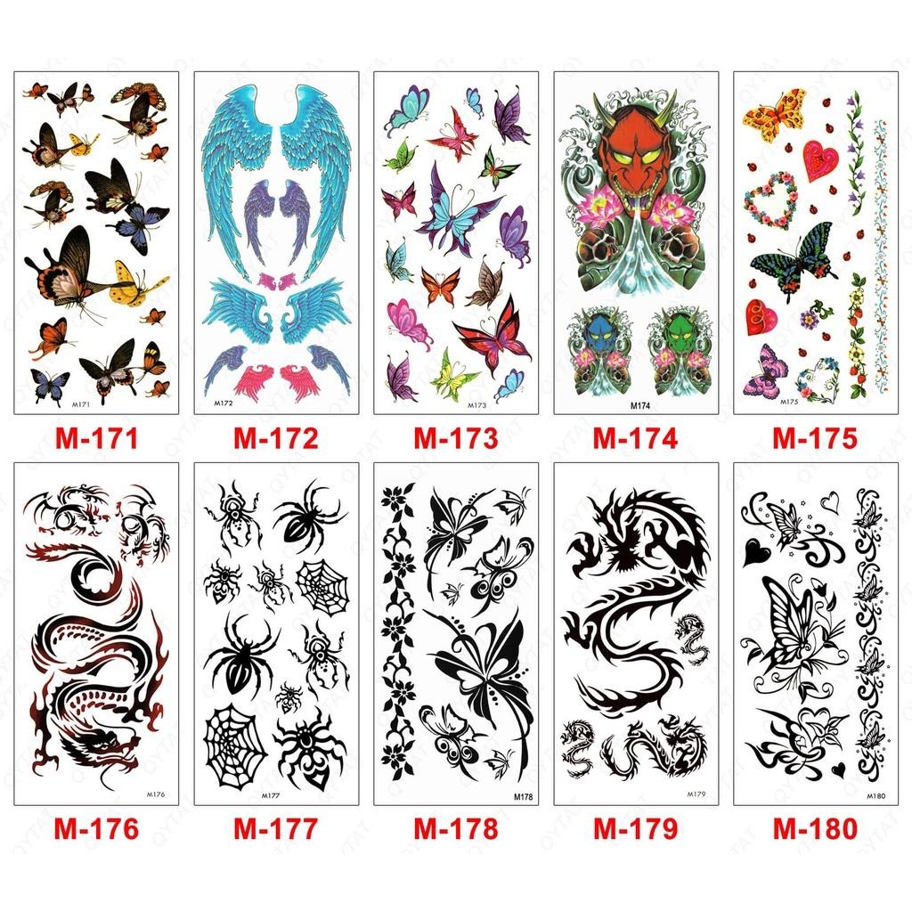 [ Wu TS ] TEMPORARY TATTOOO – M 171-180