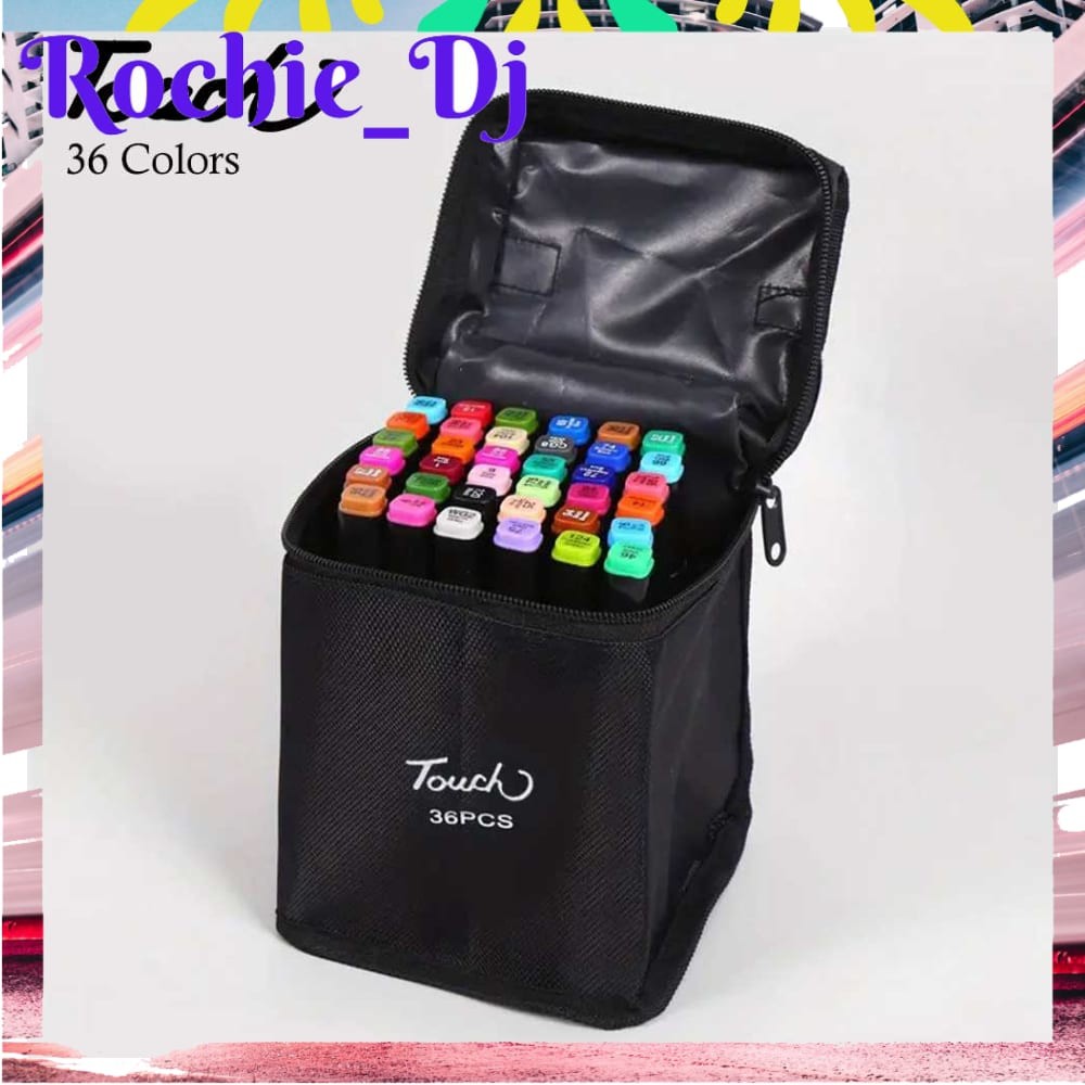 

SPIDOL DUAL SIDE FINE ART BRUSH ART MARKER SET 36 WARNA - CY-006