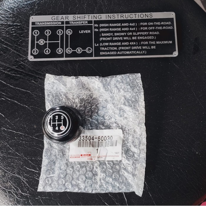 Knob 5 speed Hardtop FJ BJ40