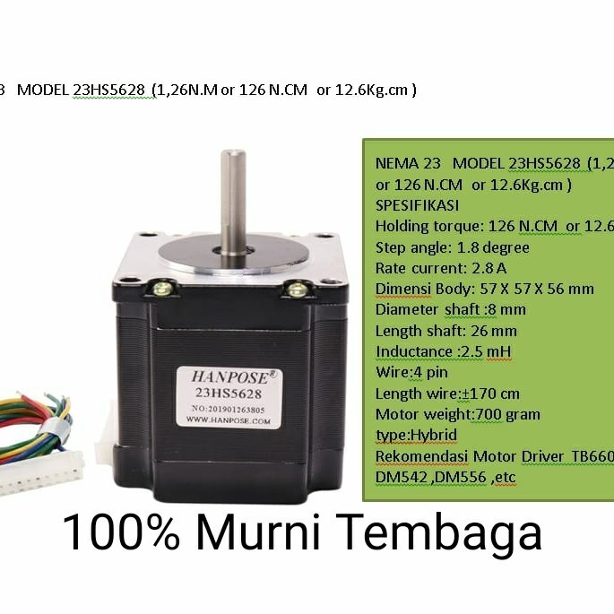 Nema 23 23Hs5628 Stepper Motor Nema 23