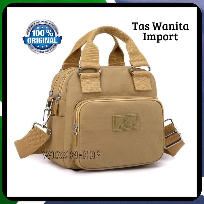 TAS WANITA SELEMPANG BISA MODEL JINJING / HAND BAG - SUOYATE BAG S1050 SLING BAG SELEMPANG TAS LUCU 