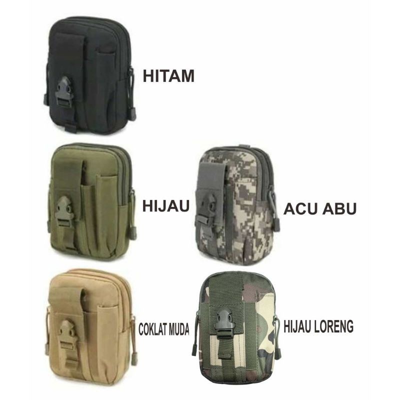 Tas Pinggang Tactical Tas Pinggang Army Tas Pria