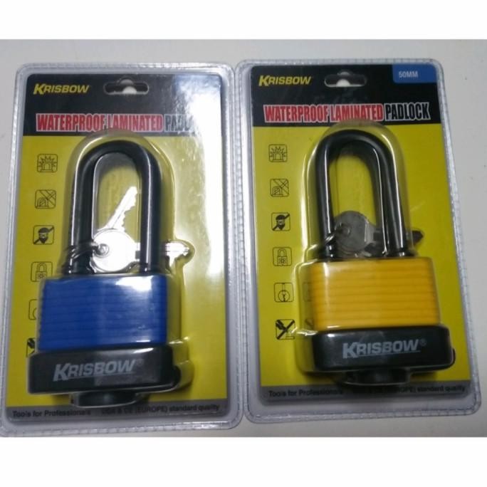 Gembok Krisbow Anti Karat Waterproof 40 mm Murah