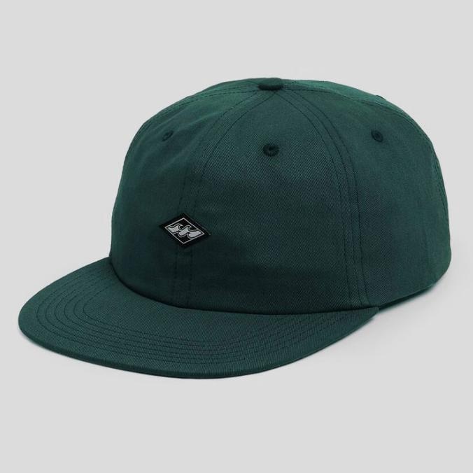 TOPI SNAPBACK Topi BILLABONG Base Snapback Cap Hat Forest Green ORIGINAL