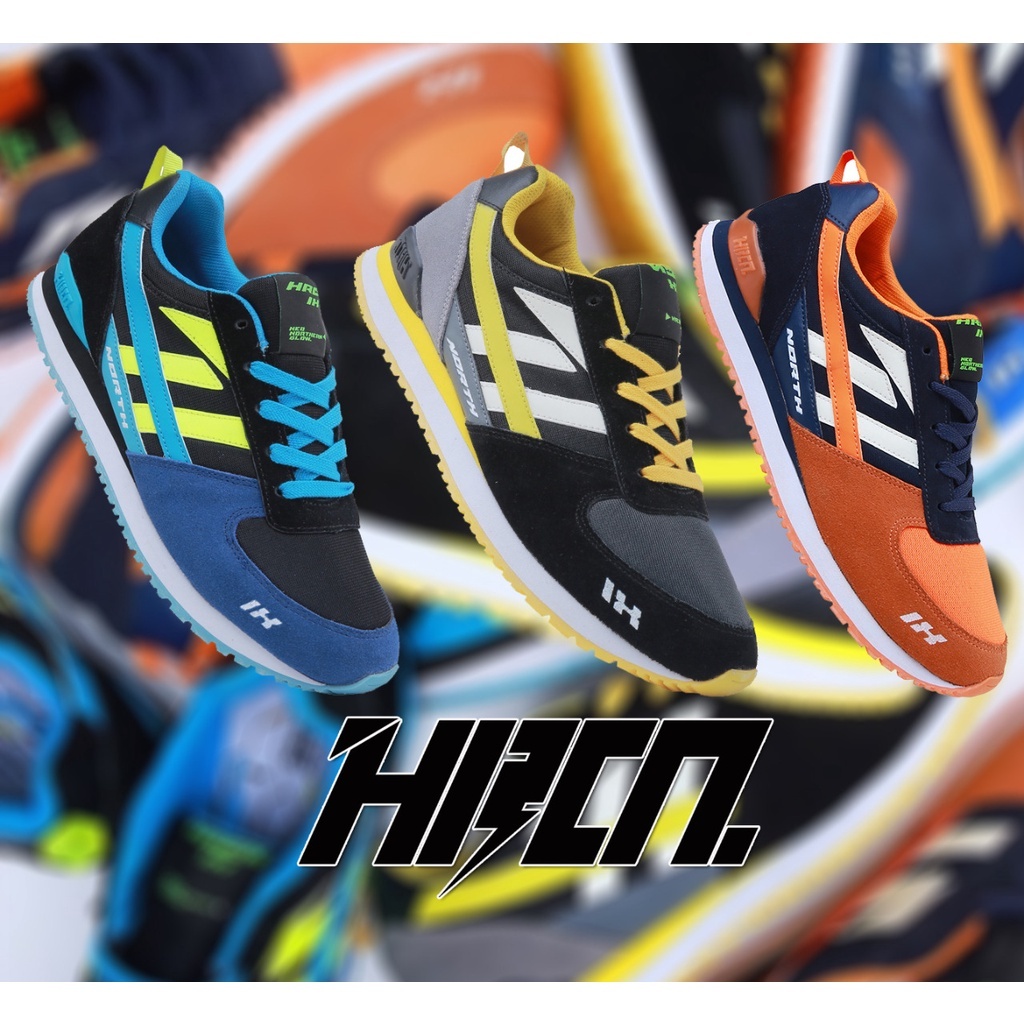 HRCN NEO NORTHERN GLOW || Leather Sweed || Sepatu Pria > Sneakers || Lokal Brand