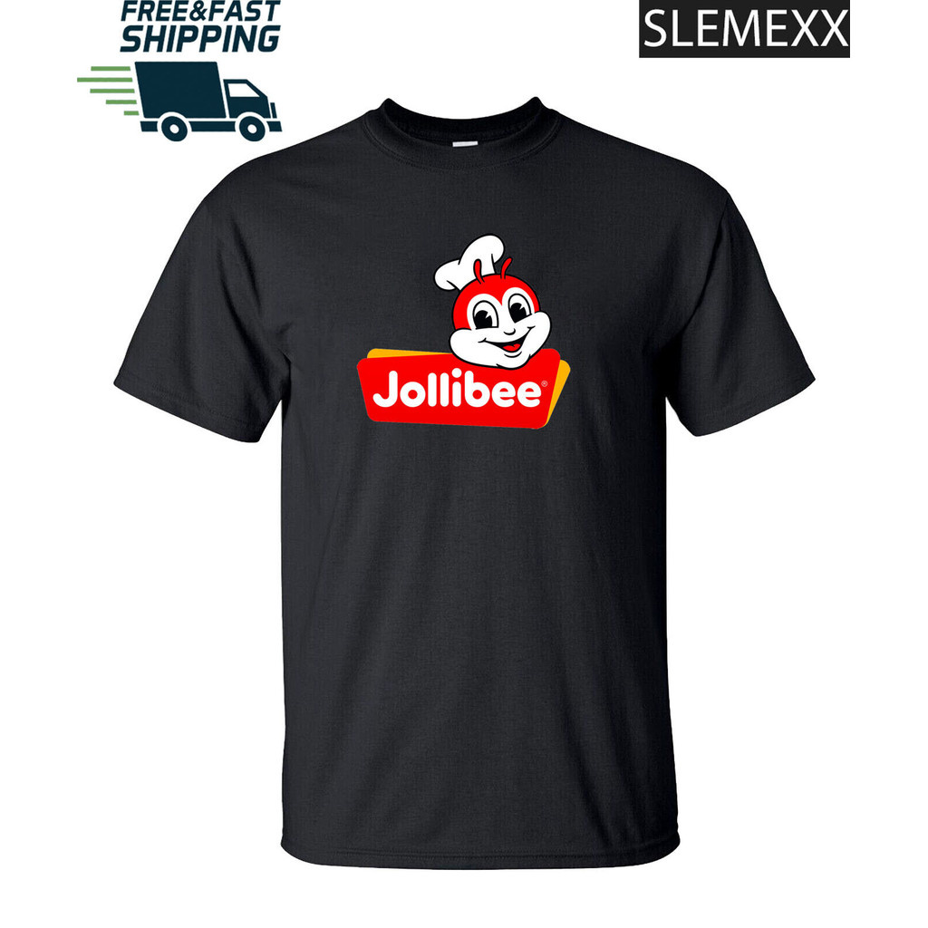 Kaos Logo Pria Restoran Cepat Saji Jollibee Usa