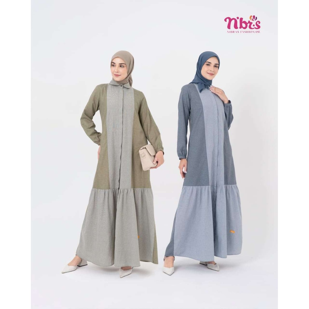 GAMIS NIBRAS RESYA 115 / GAMIS NIBRAS TERLARIS 2024 / GAMIS NIBRAS TERBARU 2024 / DRESS NIBRAS TERMU