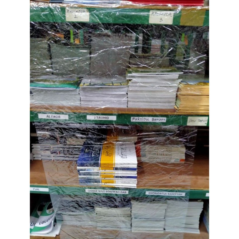 

sampul plastik sampul buku sampul kitab 135cm X 50cm