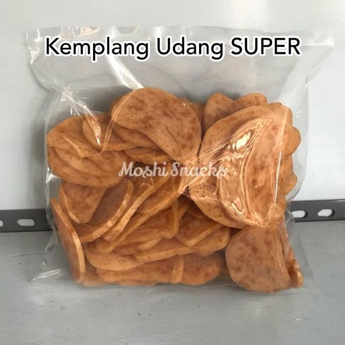 

Kerupuk Kemplang Mentah Udang SUPER (Bulat Besar) 500gr Asli Bangka HPID