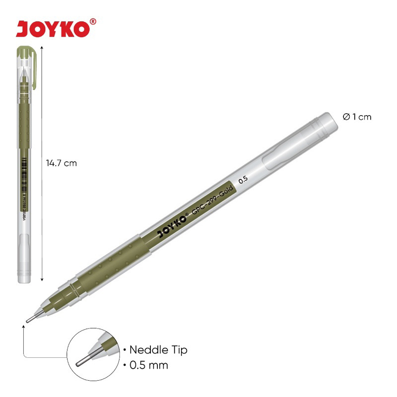 

Color Gel Pen Pulpen Pena Joyko GPC-299 Premium Color 0.5 mm