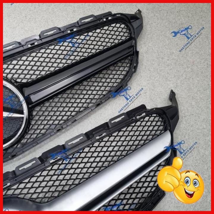 [HTO] GRILL MERCEDES BENZ AMG W205 C300 C250 C200 15-18 GRILL MODEL AMG