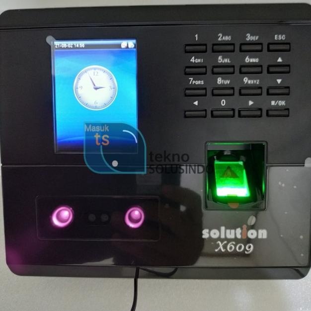 Mesin Absensi Wajah Solution X609 Fingerprint
