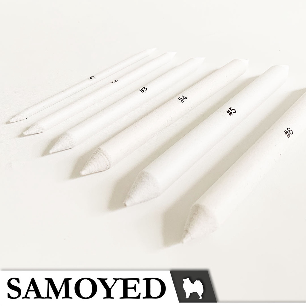 

Paper Blending Stumps / Pencils / Charcoal Blenders Set Samoyed PSTM-61
