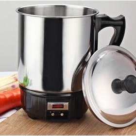 Panci Listrik Stainless Alat Masak Dapur Pemanas Rebus Air Multifungsi