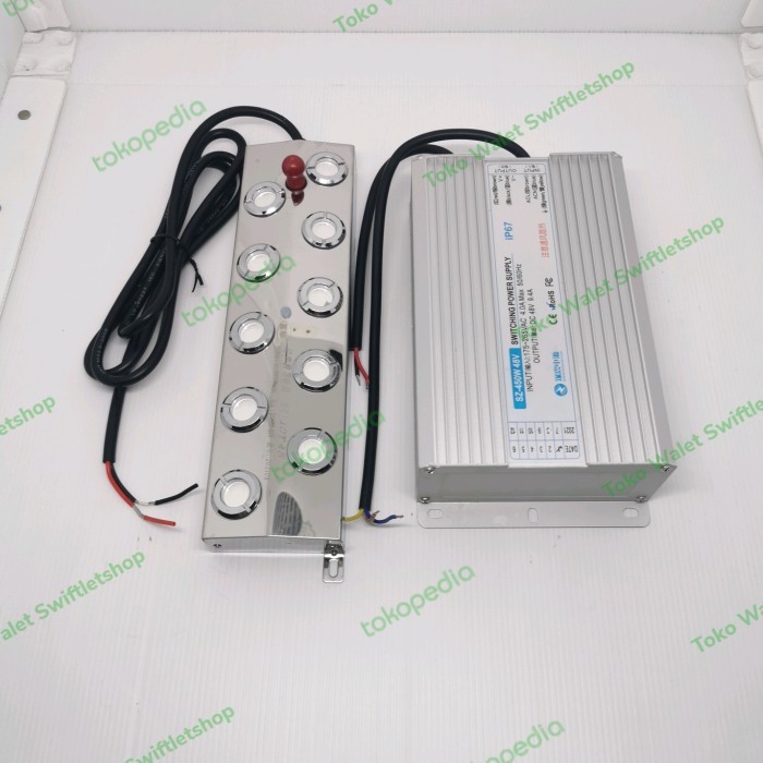 MIST MAKER 10 MATA DENGAN POWER SUPPLY WATERPROOF IP67