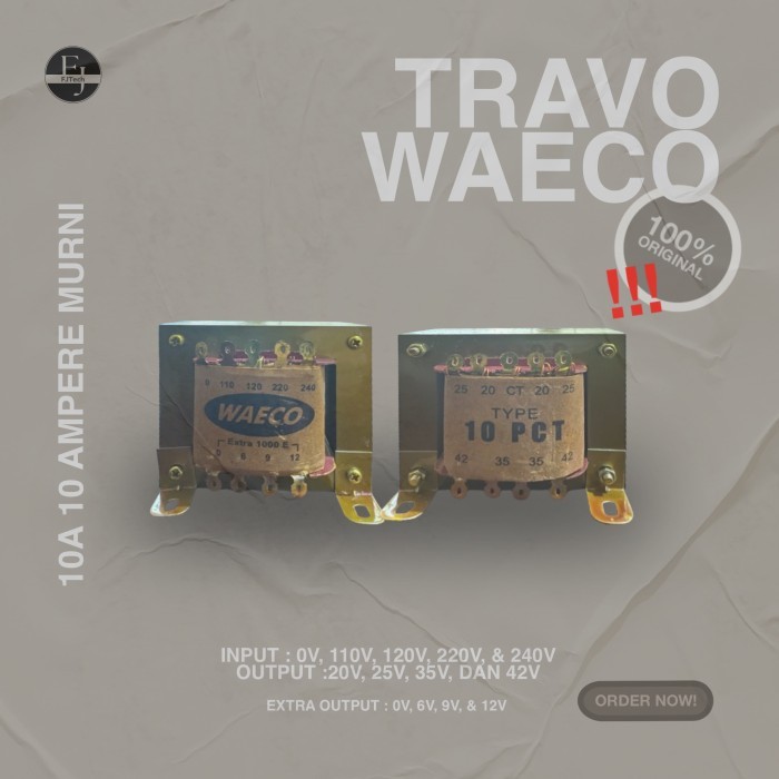TRAFO / TRAVO 10A 10 AMPER MURNI WAECO