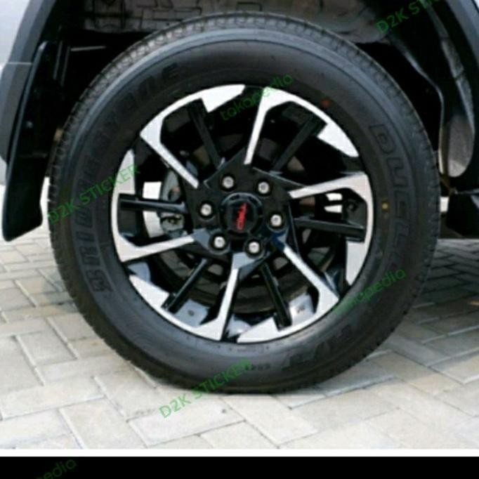 STIKER VELG FORTUNER TRD/ GR 2.8 5 VELG [TERLARIS]