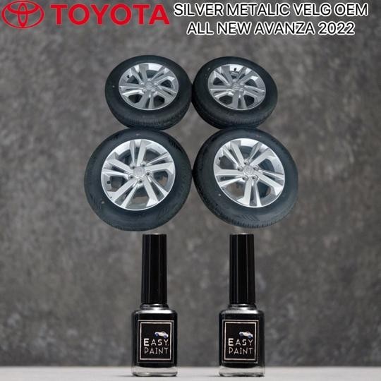 CAT OLES VELG OEM SILVER METALIC TOYOTA AVANZA 2022 ABU MUDA METALIK