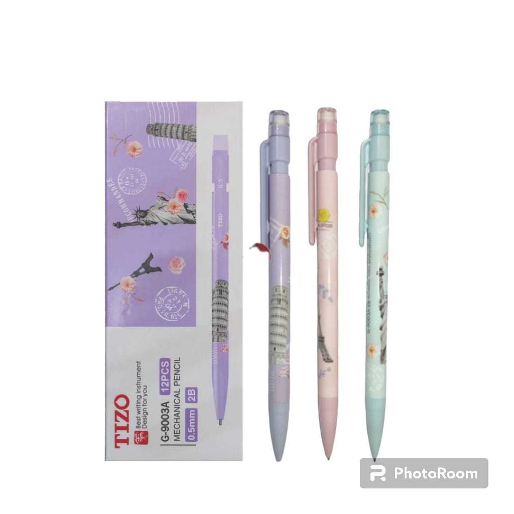 

TIZO - PENSIL MEKANIK / PENCIL MECHANICAL 2B G-9003A 0.5MM