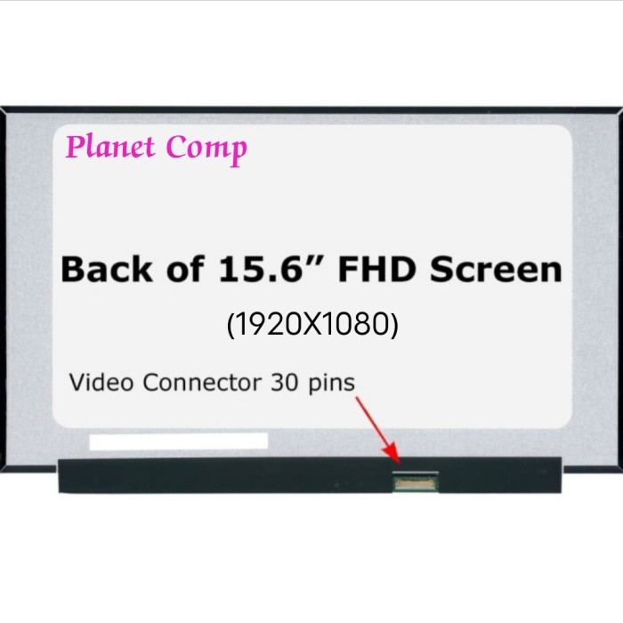 LED LCD LAPTOP HP PAVILION GAMING 15-EC0001AX 15-EC0002AX FULL HD