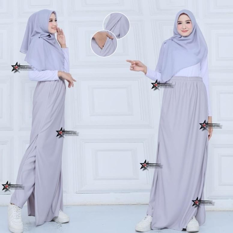 Discount Rocela / Rok Celana Olahraga Senam Wanita Muslimah / Celana Rok Senam Wanita / Training Rok