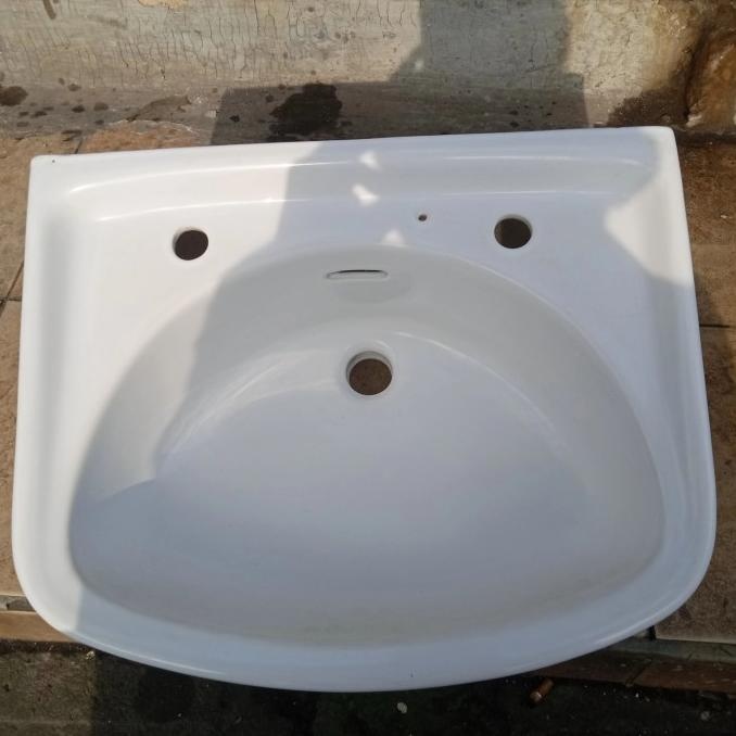 Wastafel Cuci Tangan Toto Lw230 Fullset / Bak Cuci Tangan Toto  Ready